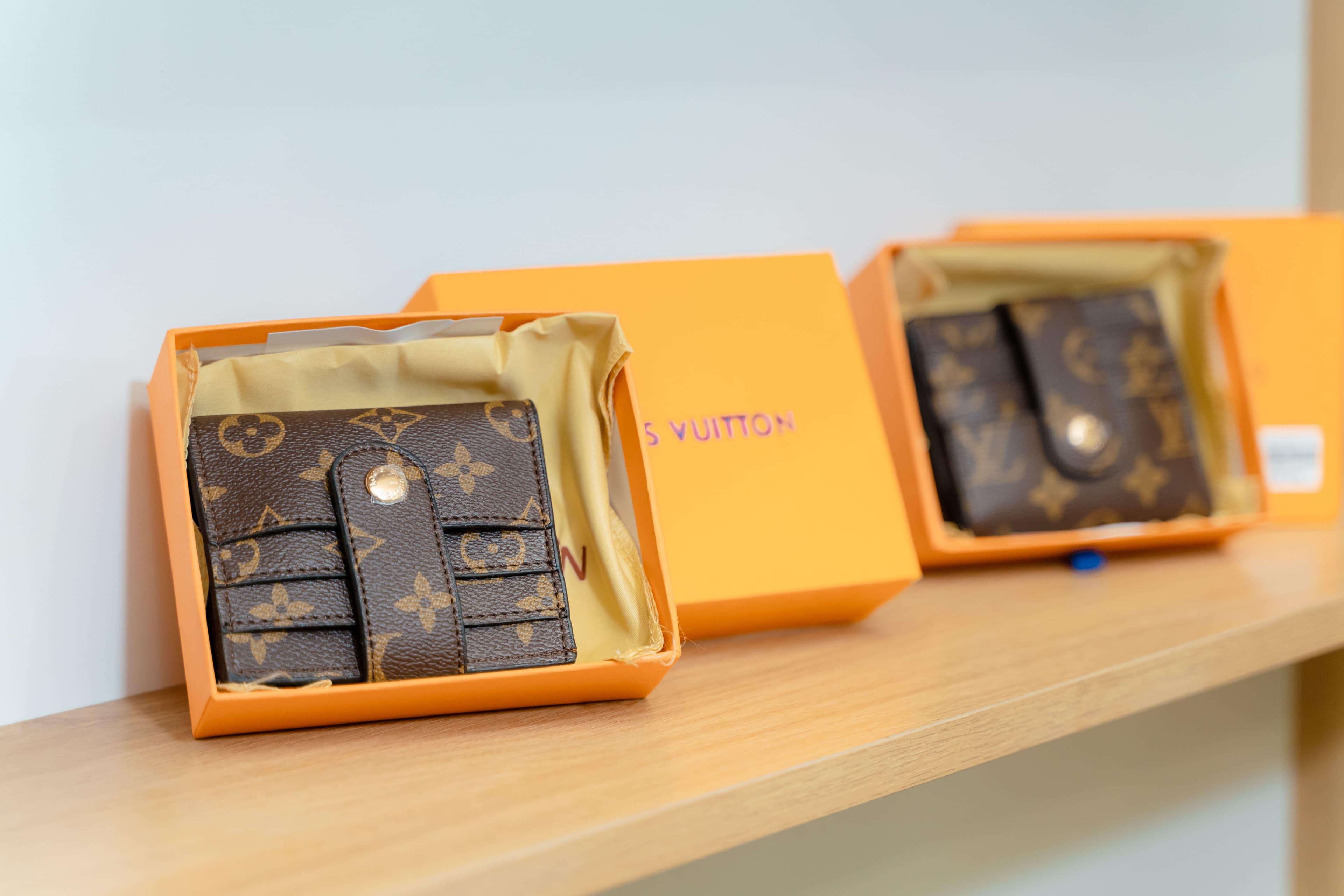 Monogram Wallet Display