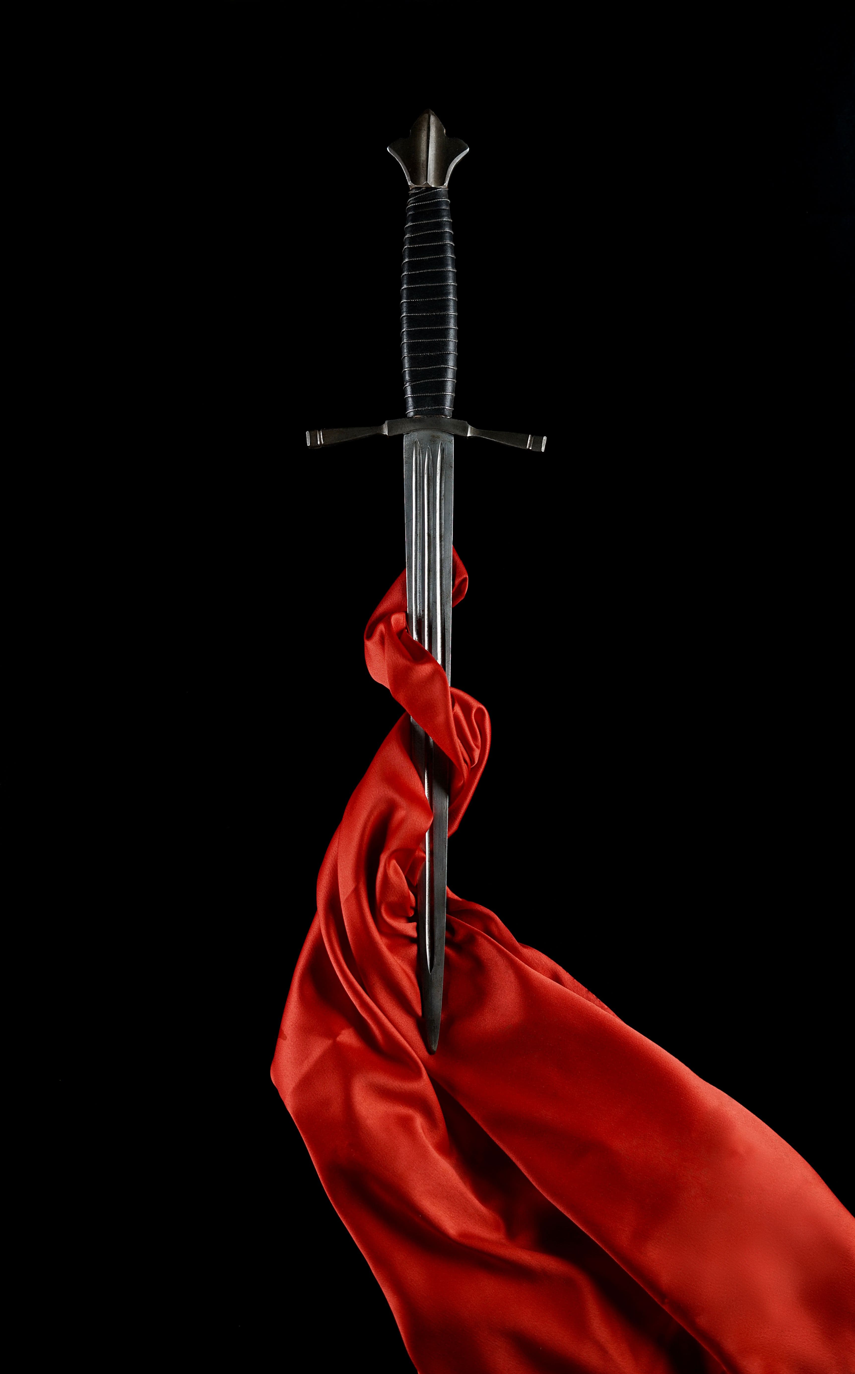 Crimson Wrapped Dagger