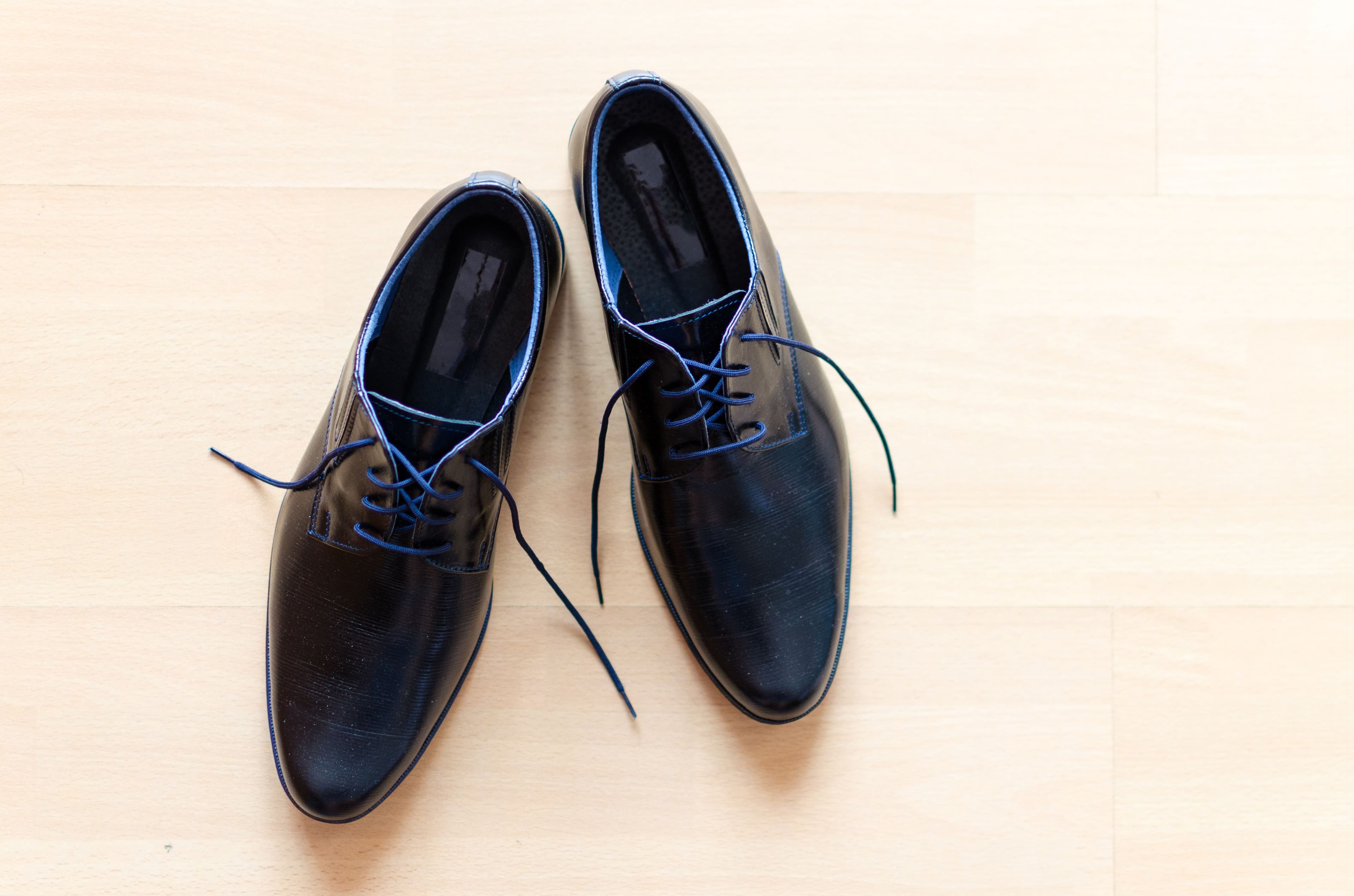 Blue Laced Derbies