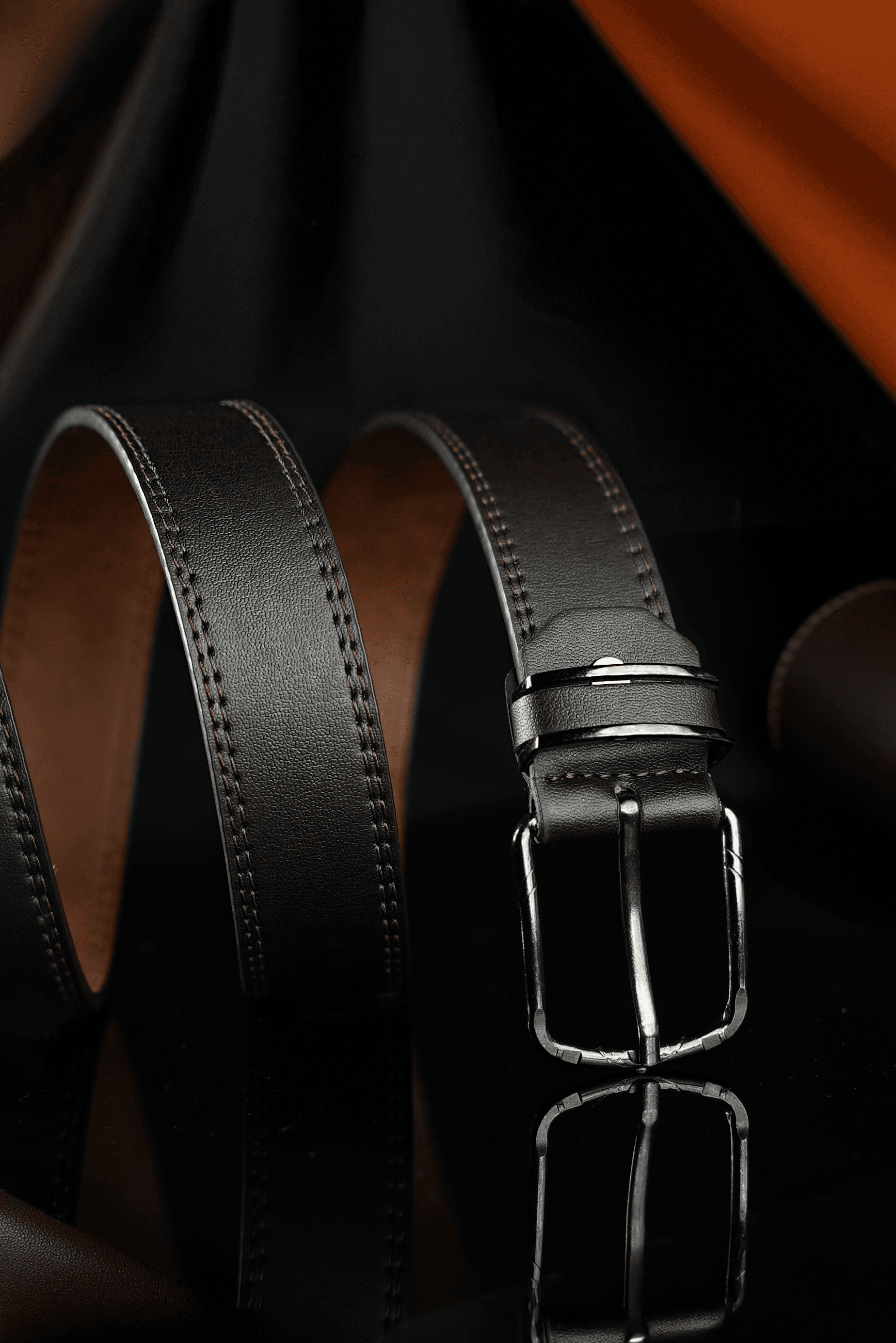 Metallic Buckle Belt