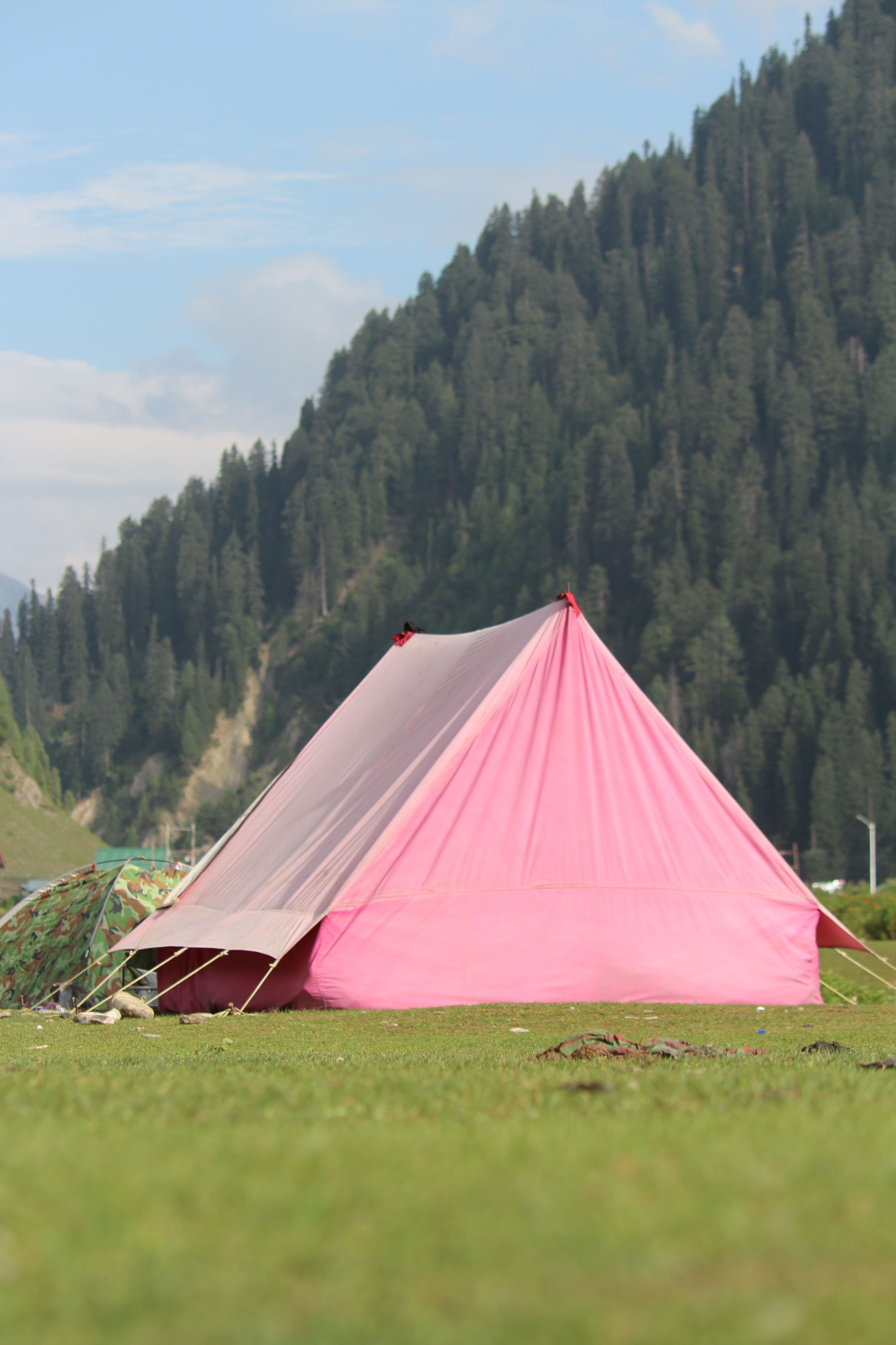 Pink Mountain Tent