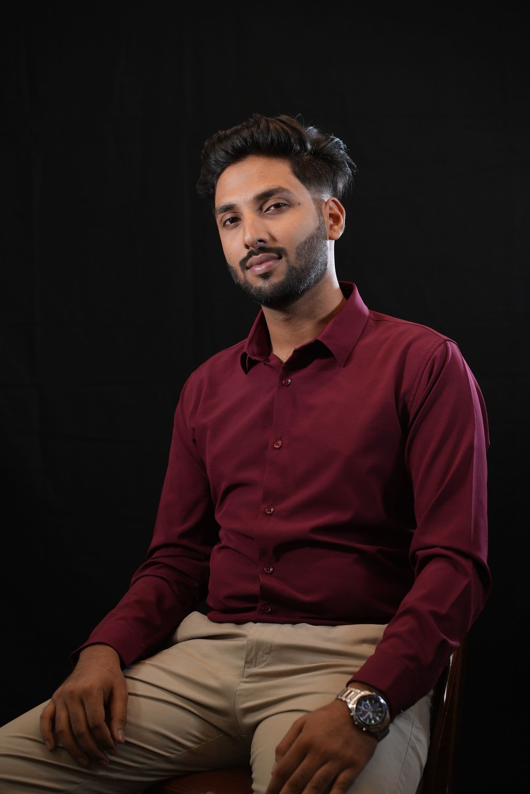 Maroon Studio Shirt