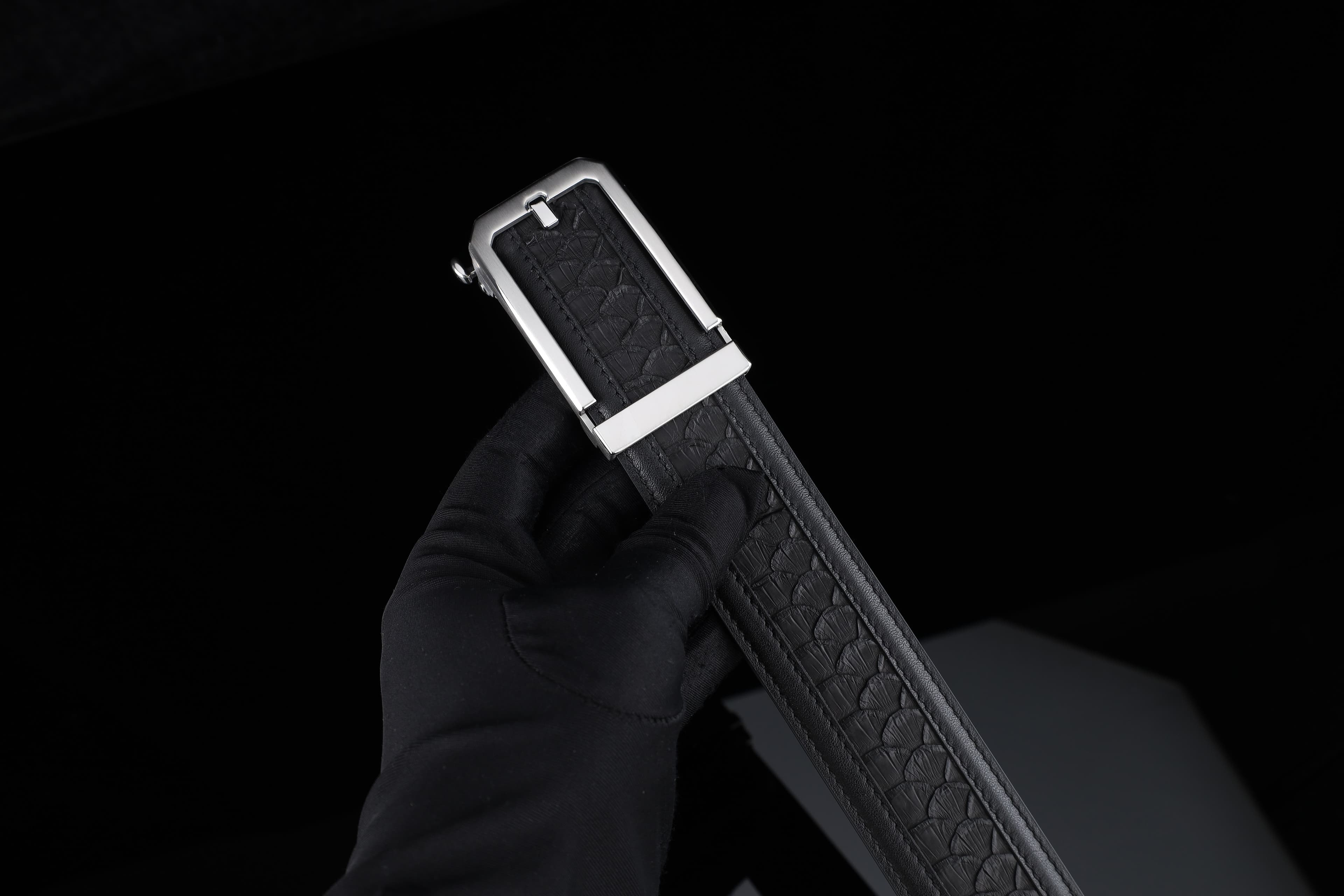 Black Silver Belt