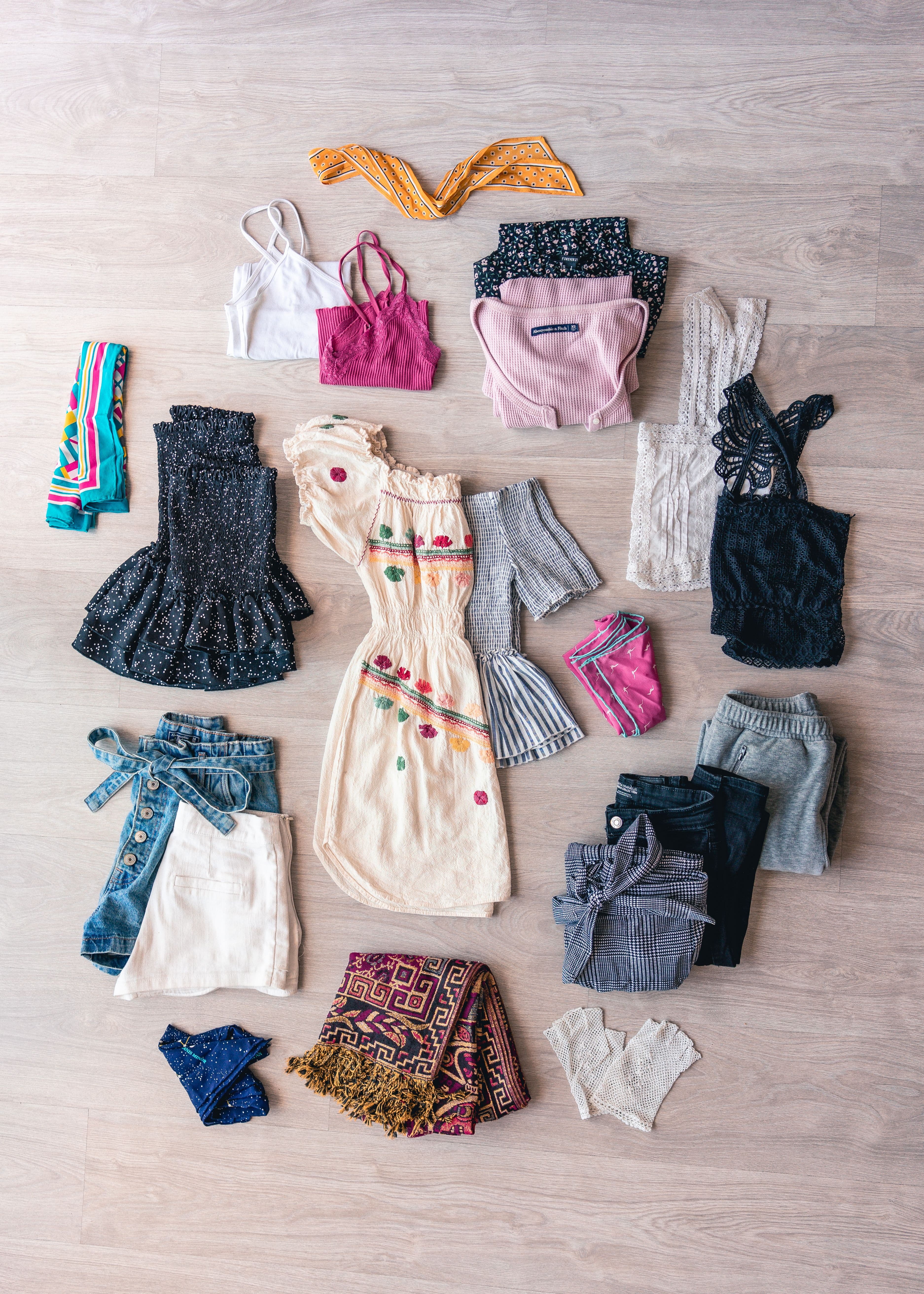 Summer Outfit Flat Lay